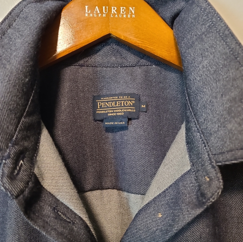 VINTAGE PENDLETON VIRGIN WOOL CARDIGAN COAT - Picture 9 of 13